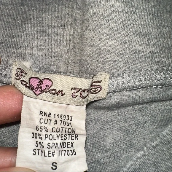 Vintage Y2K SweatPant Capri Pants with cute pockets! - Picture 9 of 16